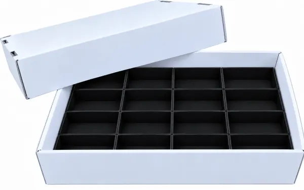 VERZE 2 Krabičky do flat boxu 16 x KK16CE (95x62x30mm)
