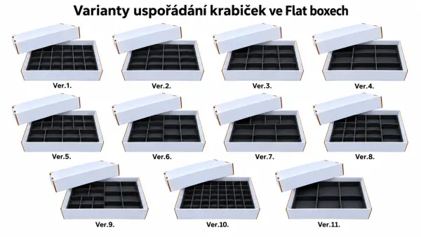 Flat box Lux s černými krabičkami VERZE 10 CE – fotka 3