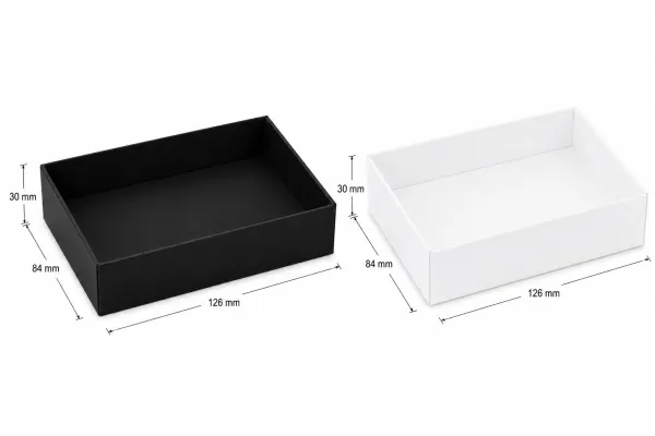 Pevná krabička KK09 BI velikost:126x84x30mm – fotka 2