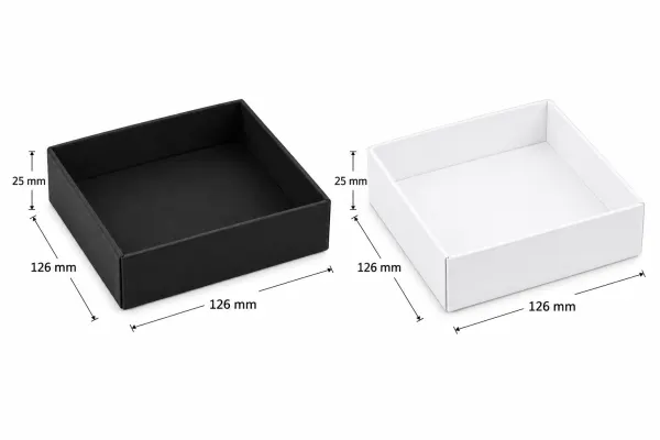 Pevná krabička KK06 CE velikost:126x126x30mm – fotka 2