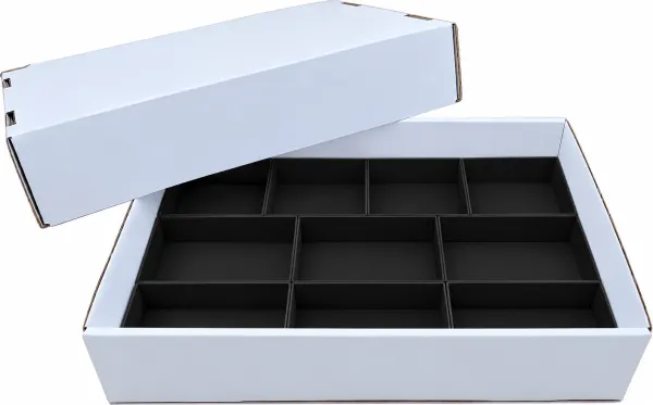 VERZE 7 Krabičky do flat boxu 4 x KK12CE (95x84x30mm) 6 x KK9CE (126x84x30mm)