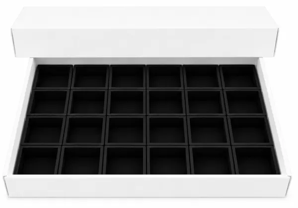 Flat box Lux s černými krabičkami VERZE 1 CE