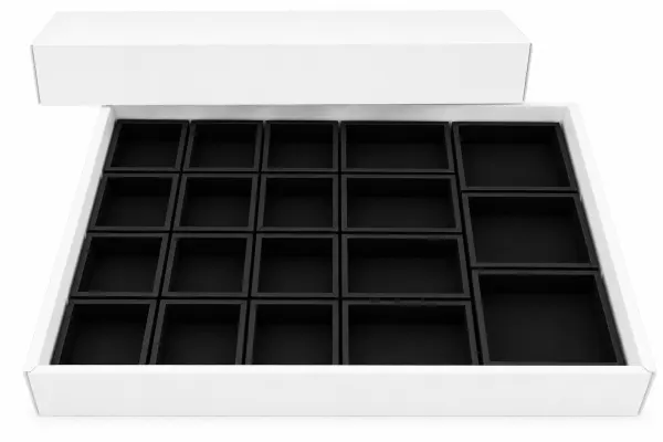 Flat box Lux s černými krabičkami VERZE 8 CE