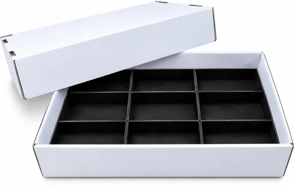 VERZE 4 Krabičky do flat boxu 9 x KK9CE (126x84x30mm)