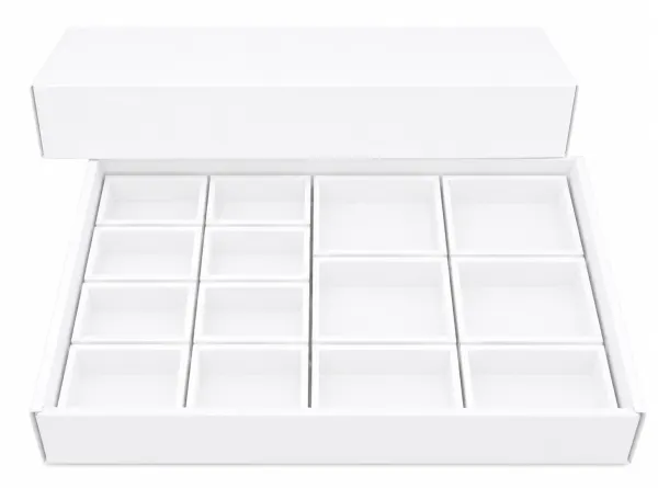 Flat box Lux s bílými krabičkami VERZE 6 BI